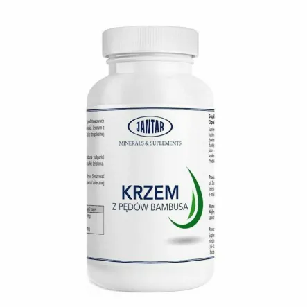Krzem z Pędów Bambusa 90 Kapsułek - Jantar