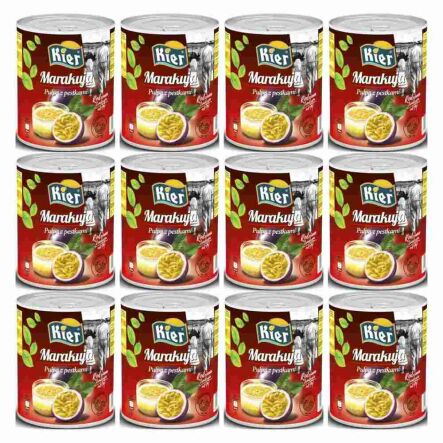 12 x Marakuja Pulpa z Pestkami 825 g - Kier