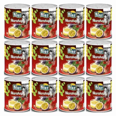 12 x Marakuja Pulpa z Pestkami 825 g - Kier
