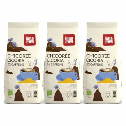 3 x Cykoria do Zaparzania Bez Kofeiny Bio 500 g - Lima