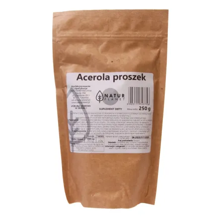 Acerola Proszek Suplement Diety 250 g - Natur Planet