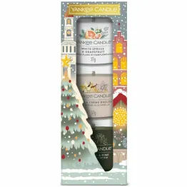 Zestaw 3 Świec Mini PASSPORT TO THE HOLIDAYS (3 x 37 g) - Yankee Candle