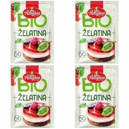 4 x Żelatyna w Proszku Bezglutenowa Bio 20 g – Amylon