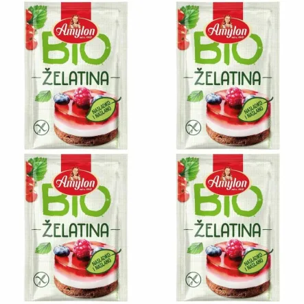 4 x Żelatyna w Proszku Bezglutenowa Bio 20 g – Amylon