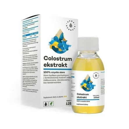 Colostrum Ekstrakt 100% Czyst Siara Bydlęca 125 ml - Aura Herbals