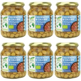 6 x Ciecierzyca w Zalewie w Słoiku Bio 350 g (230 g) - Bio Planet
