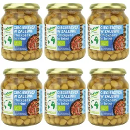 6 x Ciecierzyca w Zalewie w Słoiku Bio 350 g (230 g) - Bio Planet