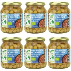 6 x Ciecierzyca w Zalewie w Słoiku Bio 350 g (230 g) - Bio Planet