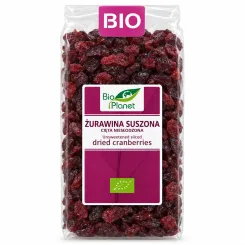 Żurawina Suszona Cięta Niesłodzona Bio 400 g - Bio Planet
