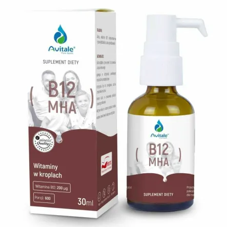 Witamina B12 MHA Krople 30 ml - Avitale