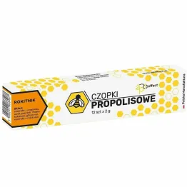 Czopki Propolisowe z Rokitnikiem 12 Sztuk - Api Effect (COLD)