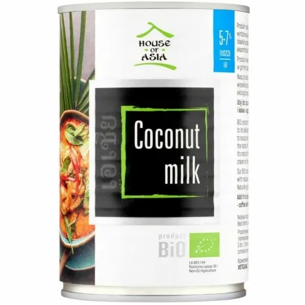 Mleczko Kokosowe BIO 5-7% 400 ml - House of Asia