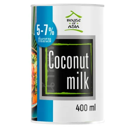 Mleczko Kokosowe BIO 5-7% 400 ml - House of Asia