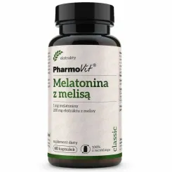 Melatonina z Melisą 60 Kapsułek - Pharmovit