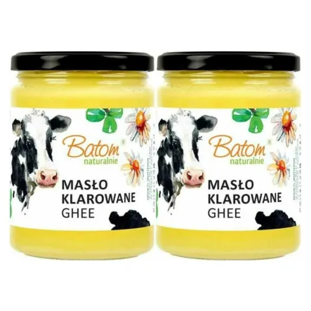 2 x Masło Klarowane Ghee 500 ml - BATOM