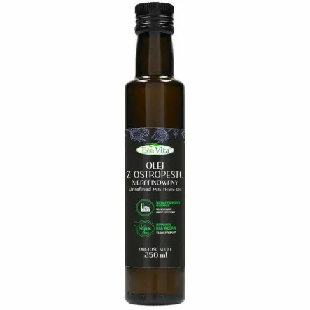 Olej z Ostropestu Tłoczony na Zimno Nierafinowany 250 ml - Eoovita