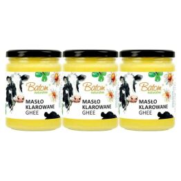 3 x Masło Klarowane Ghee 500 ml - BATOM