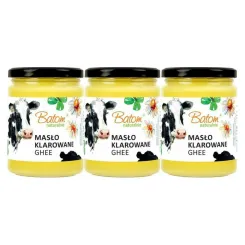 3 x Masło Klarowane Ghee 500 ml - BATOM