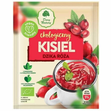 Kisiel Dzika Róża EKO 30 g - Dary Natury