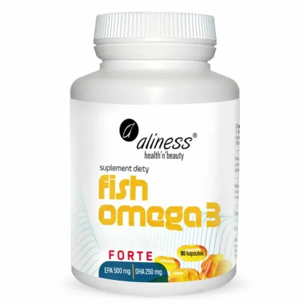 Fish Omega 3 Forte 90 Kapsułek Aliness