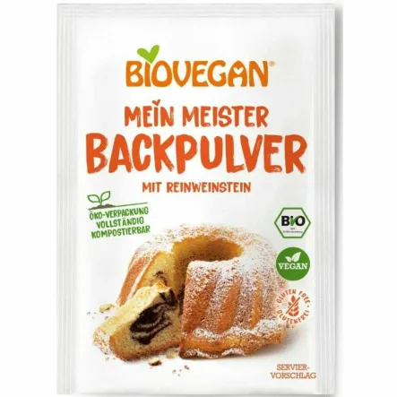 Proszek do Pieczenia Bezglutenowy Bio 51 g (3x 17 g) - Biovegan