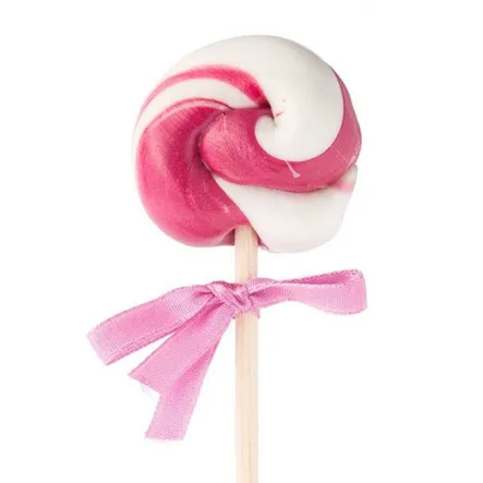 Lizak o Smaku Wiśniowym bez Dodatku Cukru 20 g - Stewiarnia - Przecena Krótka Data Minimalnej Trwałości