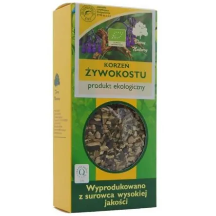 Żywokost Korzeń Herbatka Eko 100 g-Dary Natury
