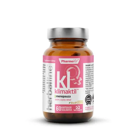 Herballine Klimaktil 60 Kapsułek - Przecena Krótka Data Minimalnej Trwałości