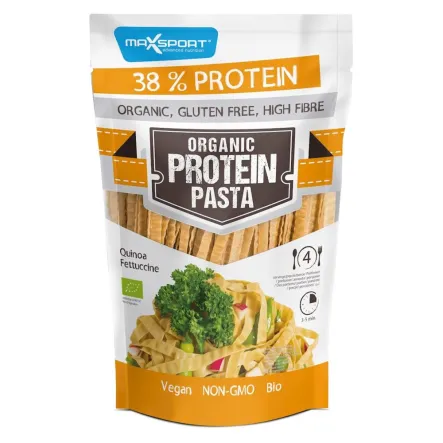 Makaron z Zielonej Soi i Quinoa Fettuccine Bezglutenowy Bio 200 g - Max Sport