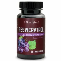 Resweratrol ze Skórek Winogron 60 Kapsułek - Skoczylas