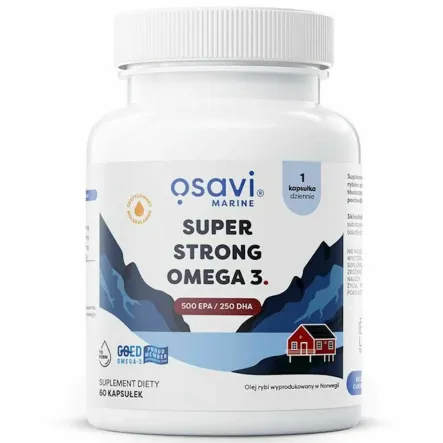 Omega-3 Super Strong 60 Kapsułek - Osavi Marine