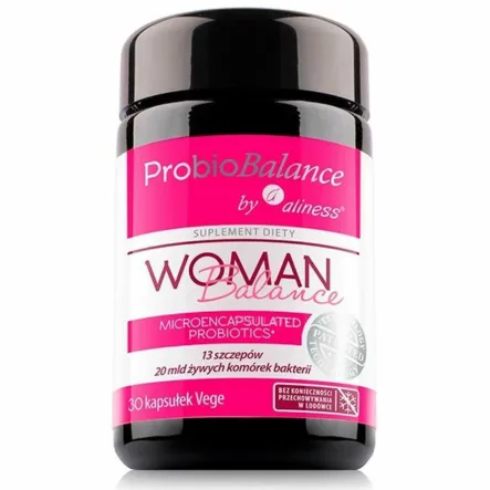 ProbioBALANCE WOMAN Balance 20 mld. Żywych Komórek Bakterii 30 Kapsułek - Aliness