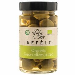 Oliwki Zielone Bez Pestek w Zalewie Bio 295 g (140 g) - Nefeli