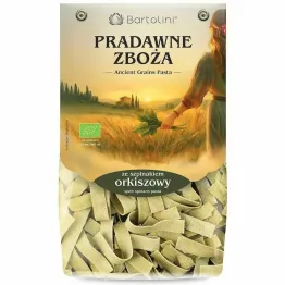 Makaron Orkiszowy ze Szpinakiem Pappardelle Wstążka EKO 250 g - Bartolini Pradawne Zboża