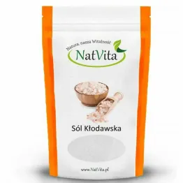 Sól Kłodawska Kamienna Różowa Miałka 700 g - Natvita
