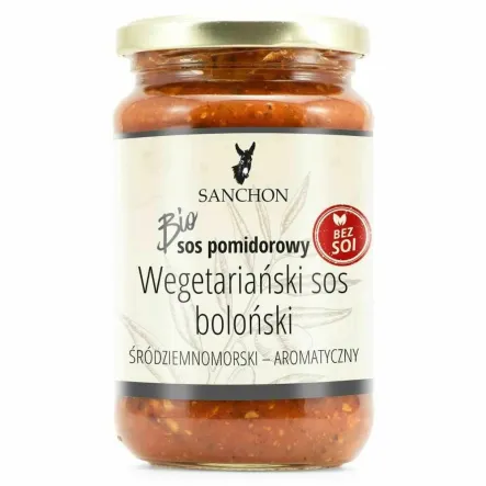 Sos Bolognese Wegański Bio 330 ml - Sanchon