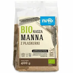 Kasza Manna z Płaskurki Pełnoziarnista Bio 400 g - Niro
