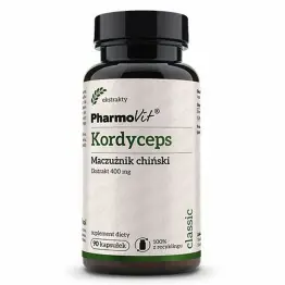 Kordyceps (Maczużnik Chiński) 400 mg 90 Kapsułek - Pharmovit