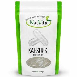 Kapsułki Celulozowe Przezroczyste "0" 140 Sztuk - Natvita