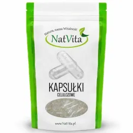 Kapsułki Celulozowe Przezroczyste "0" 140 Sztuk - Natvita