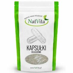 Kapsułki Celulozowe Przezroczyste "0" 140 Sztuk - Natvita