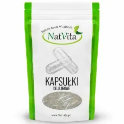 Kapsułki Celulozowe Przezroczyste "0" 140 Sztuk - Natvita