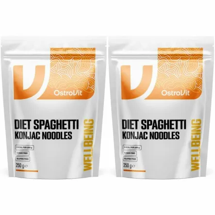 2 x Makaron Konjac Diet Spaghetti Konjac Noodles Keto Friendly 400 g (250 g) - OstroVit