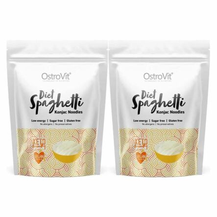 2 x Makaron Konjac Diet Spaghetti Konjac Noodles Keto Friendly 400 g (250 g) - OstroVit