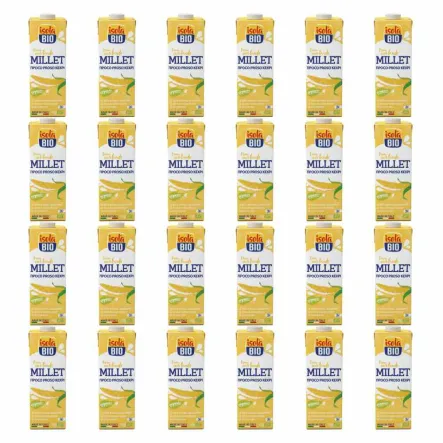24 x Napój Jaglany Bezglutenowy Bez Dodatku Cukru Bio 1 l - Isola