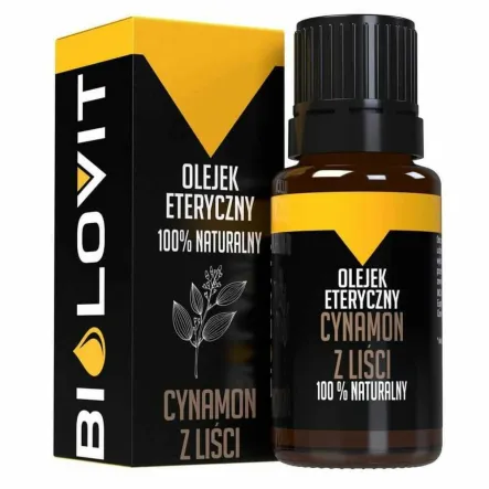 Naturalny Olejek Eteryczny Cynamon z Liści 10 ml - Biolavit