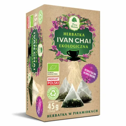 Herbatka Ivan Chai Piramidki Eko 45 g (15 x 3 g) - Dary Natury