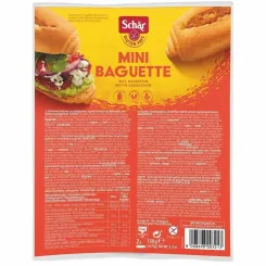 Mini Bagietki do Zapiekania Bezglutenowe 150 g (2 Sztuki) - Schar
