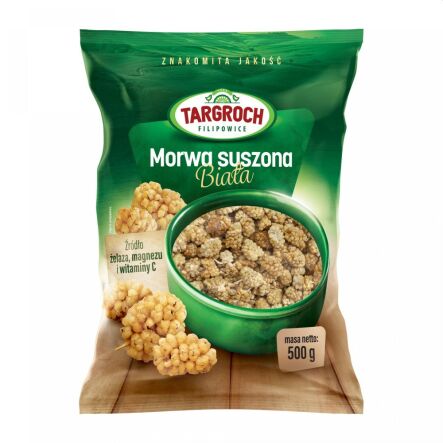Morwa Biała Suszona Bez Pestek 500 g Targroch  