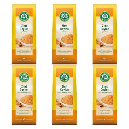 Zestaw 6 x Cynamon Cejloński Mielony Bio 50 g Lebensbaum